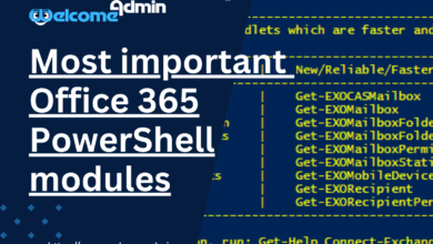 Install most important Office 365 PowerShell modules 120 Important Office 365 PowerShell modules