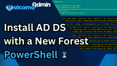 How-to: Install Active Directory Domain Services (AD DS) with a New Forest | PowerShell 38 How-to: Install Active Directory Domain Services (AD DS) with a New Forest | PowerShell | Install Active Directory Domain Services Powershell